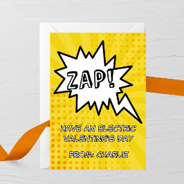Zap! Electric Valentine’s Day Card Anteckningskort
