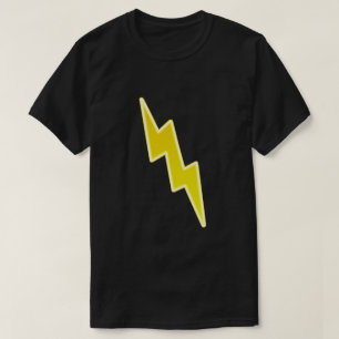 Zap - gul blixt kasta i sig t-shirt