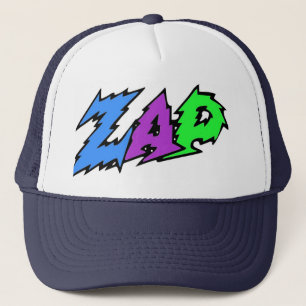 ZAP hattblått, lilor och grönt Keps