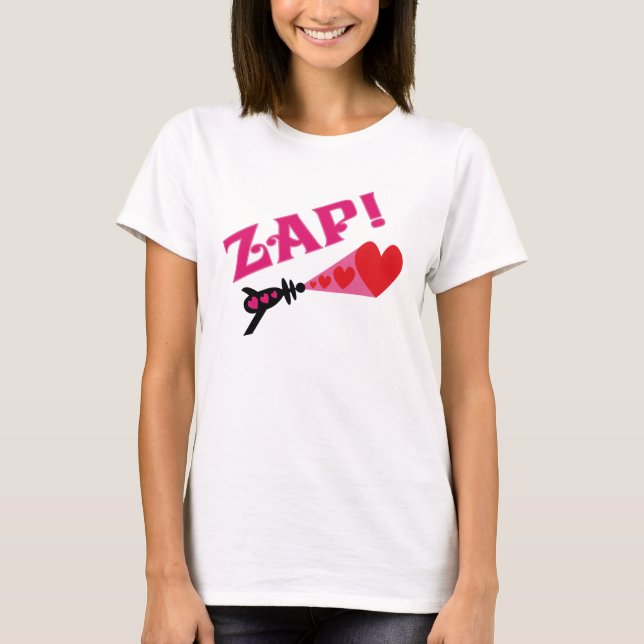 Zap hjärtor t-shirt (Framsida)