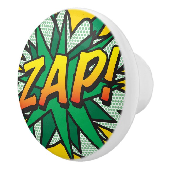 ZAP Kul Retro Serietidning Popkonst Knopp (Höger)