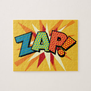 ZAP Kul Retro Serietidning Popkonst Pussel