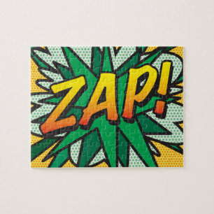 ZAP Kul Retro Serietidning Popkonst Pussel