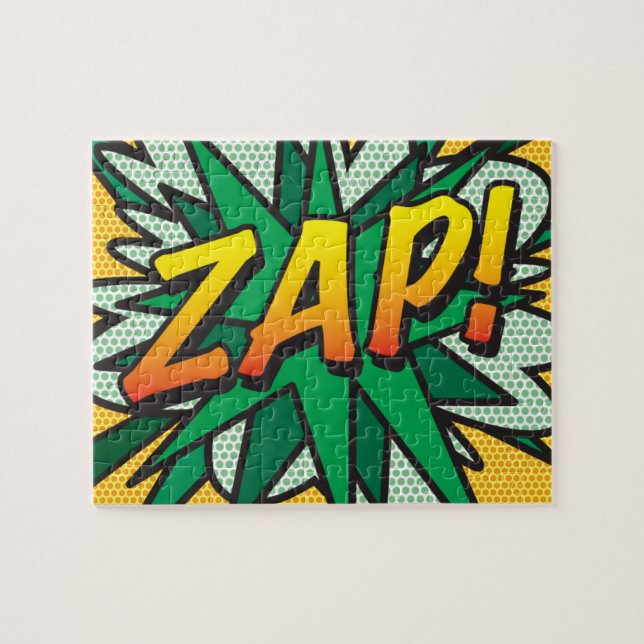 ZAP Kul Retro Serietidning Popkonst Pussel (Horisontell)