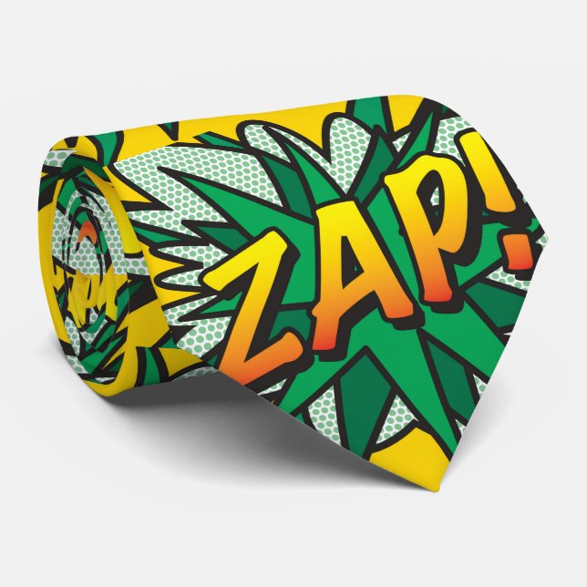 ZAP Kul Retro Serietidning Popkonst Slips (Rullad)