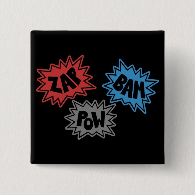 ZAP ljud FX - original för BAM-POWtecknaden Knapp (Framsida)