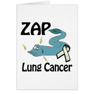 ZAP Lung Cancer Hälsningskort