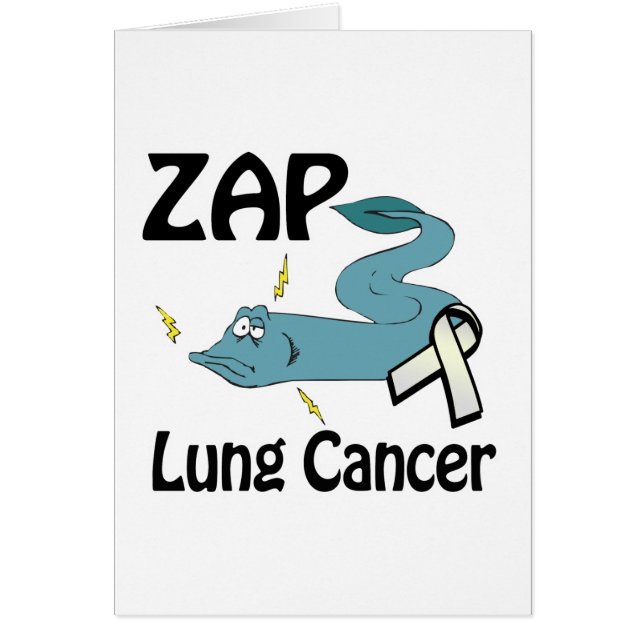 ZAP Lung Cancer Hälsningskort (Framsidan)