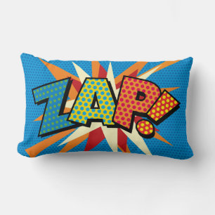 ZAP POW Kul Retro Serietidning Popkonst Lumbarkudde