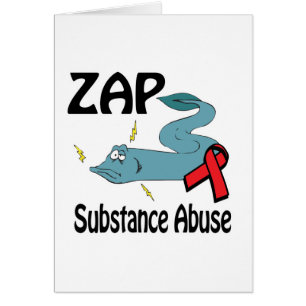 ZAP-substansmissbruk Hälsningskort