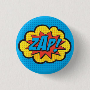 ZAP! Superheroen klämmer fast PC Knapp
