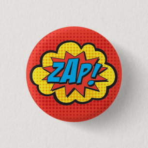 ZAP! Superheroen klämmer fast PC Knapp