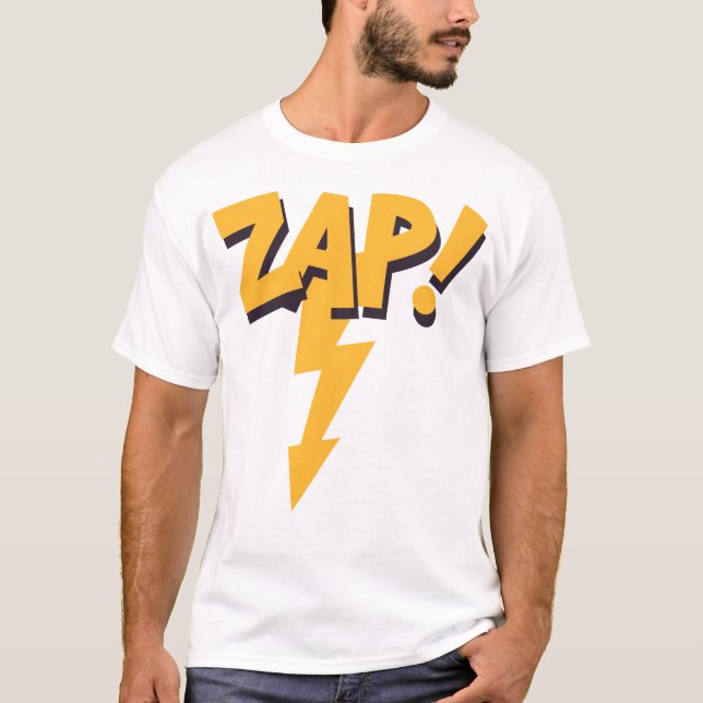 ZAP! Tecknad T Shirt (Framsida)