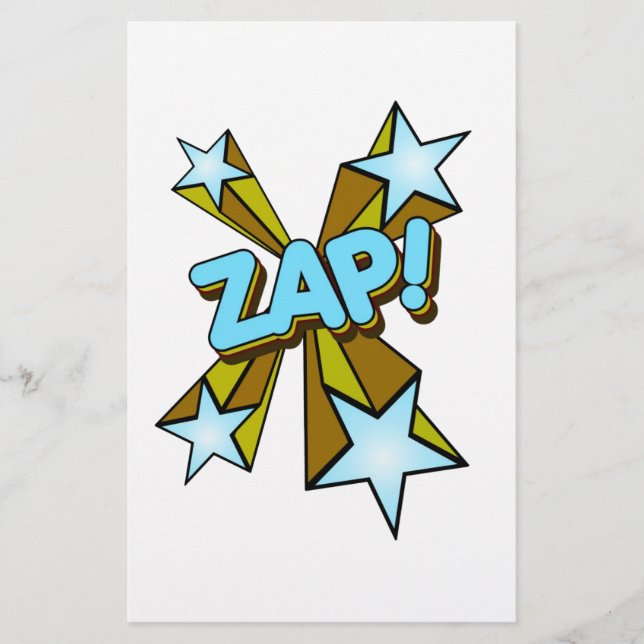 Zap, Zing, Pow! (Framsida)
