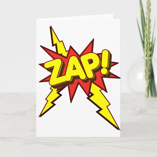 Zap, Zing, Pow! Kort (Framsida)