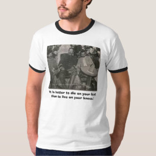 zapata- och panchovillan, 'är det bättre att dö t-shirt