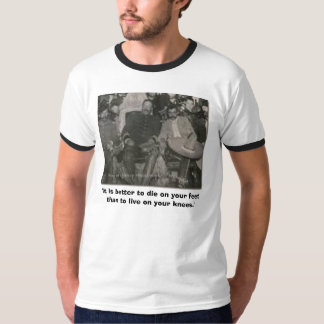 zapata- och panchovillan, 'är det bättre att dö t-shirt