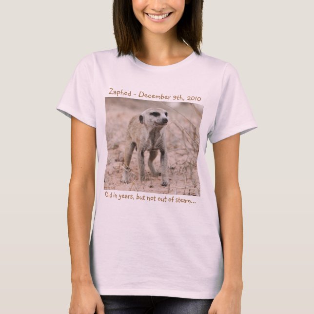 Zaphod 12:e Birthday T-Shirt (Framsida)