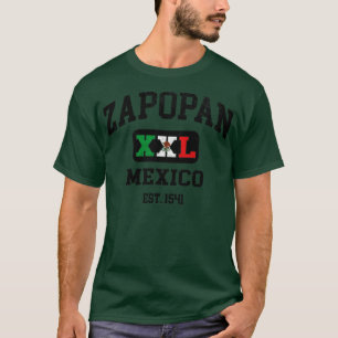 Zapopan Mexico XXL Athletic Design T Shirt