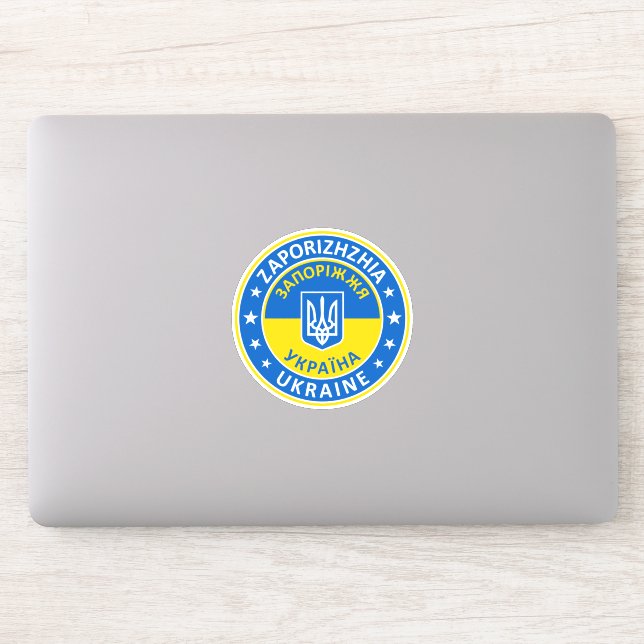 Zaporizhzhia Ukraina Klistermärken (Dator)