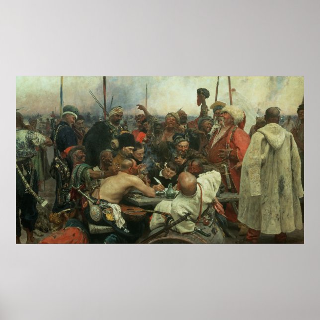 Zaporozhye Cossacks Poster (Framsidan)