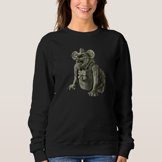 Zapotec fladdermus hund keramik urn   t shirt (Framsida)