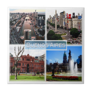 zAR003 BUENOS AIRES, Mosaic, Argentina. Kakelplatta