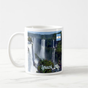 zAR029 IGUAZU FALLS, Argentina, Amerika. Kaffemugg