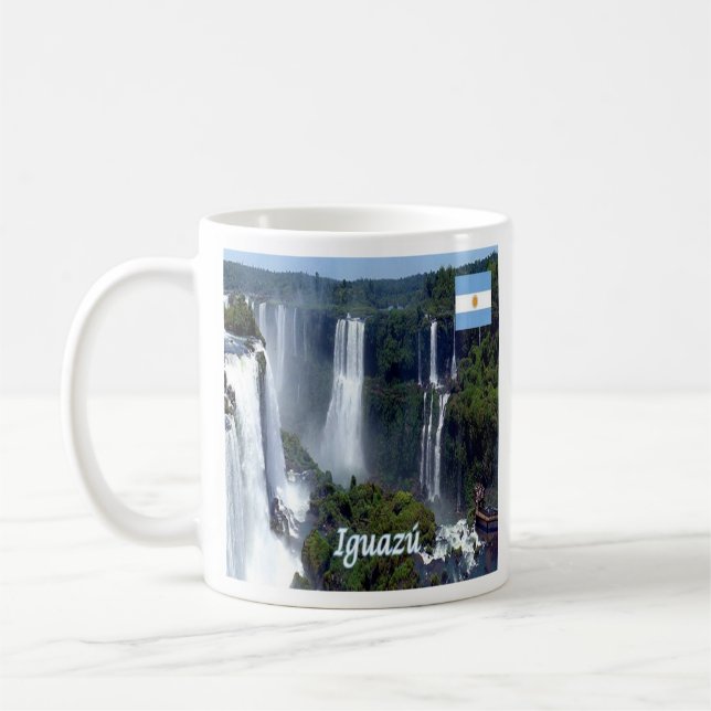 zAR029 IGUAZU FALLS, Argentina, Amerika. Kaffemugg (Vänster)