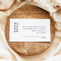 ZARA Modern minimalistiskt kort för lågprisrackspe