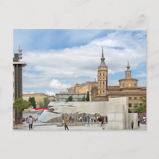 Zaragoza. #21. vykort (Framsida)