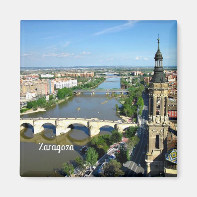 Zaragoza, Aragonien, Spanien Magnet (Framsidan)