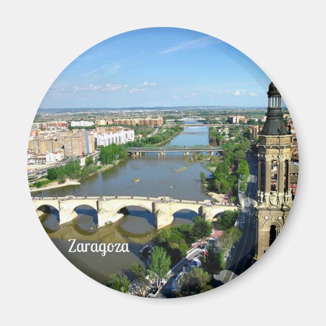 Zaragoza, Aragonien, Spanien Magnet (Framsidan)