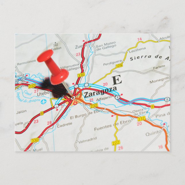 Zaragoza, Aragonien, Spanien Vykort (Framsida)