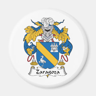 Zaragoza familjvapensköld magnet