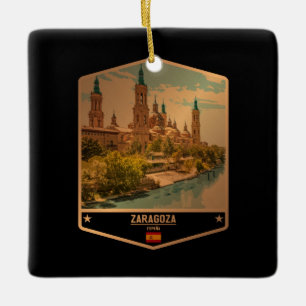 Zaragoza Julgransprydnad Keramik