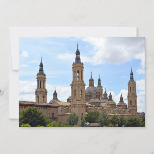 Zaragoza. Katedralen i vår Dam i pelaren. Inbjudningar