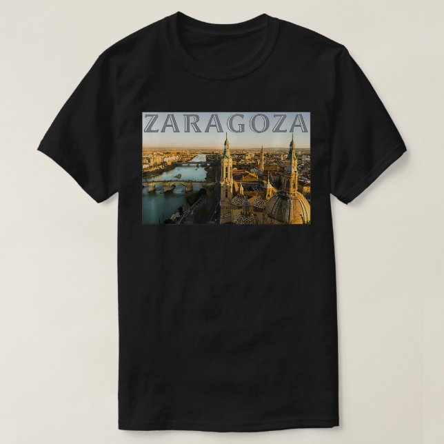 Zaragoza Spain Premium T Shirt (Design framsida)