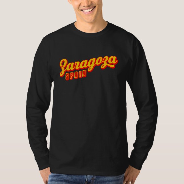 Zaragoza Spain T Shirt (Framsida)