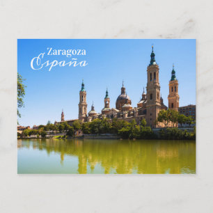 Zaragoza Spain-vykort Vykort