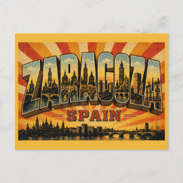 Zaragoza Spanien Basilica del Pilar Vykort