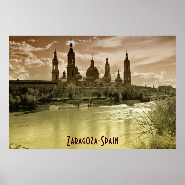Zaragoza-Spanien II Poster (Framsidan)