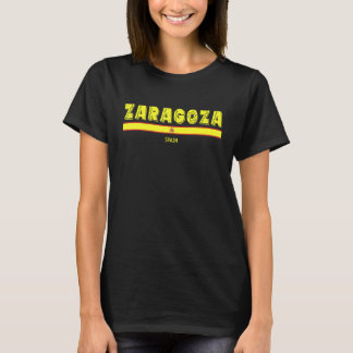 Zaragoza Spanien Spansk Flagga Espana Turist Sou T Shirt