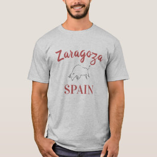 Zaragoza Spanien, tjur 2 T Shirt