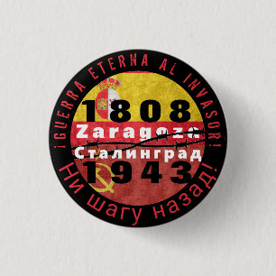 Zaragoza, spanska Stalingrad Button Knapp