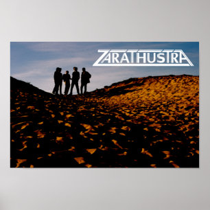 Zarathustra musikbandaffisch poster