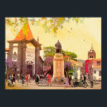 Zarco, o Descobridor da Madeira (Funchal) Poster<br><div class="desc">Digital Art & Collage © El Diputado</div>