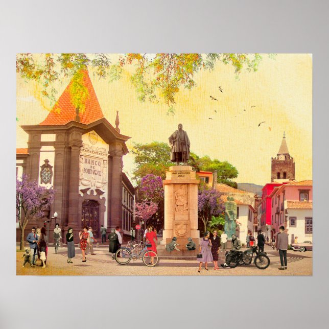 Zarco, o Descobridor da Madeira (Funchal) Poster (Framsidan)