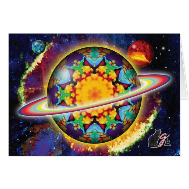 Zargon Orbz Hälsningskort (Framsidan Horizontal)