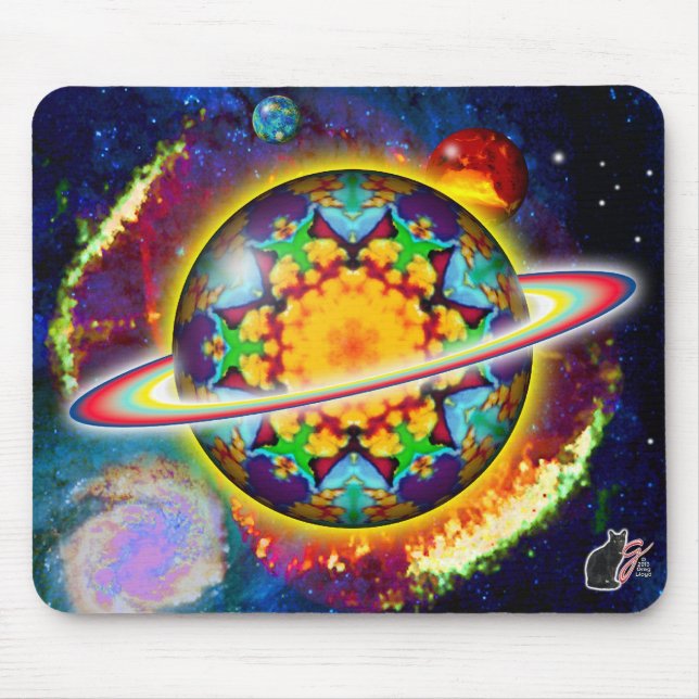 Zargon Orbz Kaleid Mouse Pad Musmatta (Framsidan)